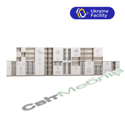 Стінка для предметного кабінету "Захист України"