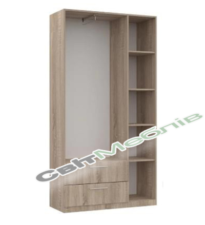 Шафа для одягу "Греція 2" 1050х420х1950